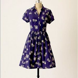Anthropologie Maeve bicycle dress 4 small